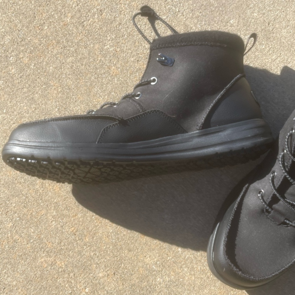 Hey Dude Black  Bradley Classic Tumbled Men's Boots - Picture 6 of 7